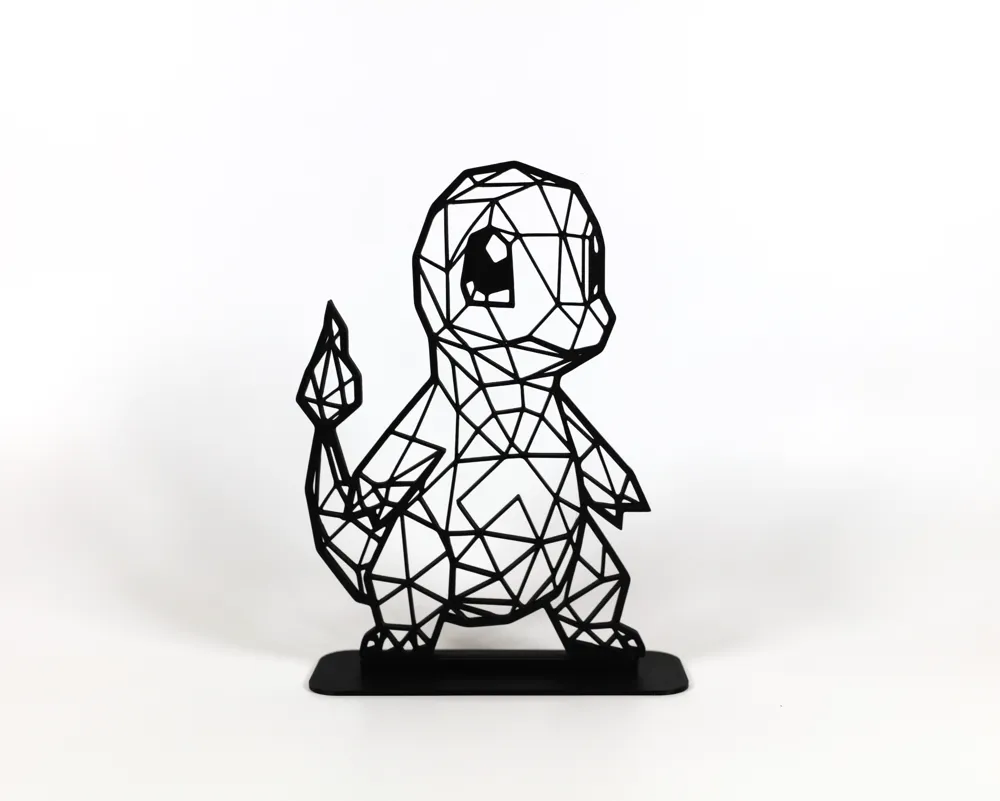Personagem Charmander impresso em 3D