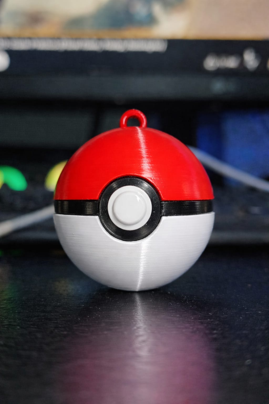 Chaveiro geek impresso em 3D