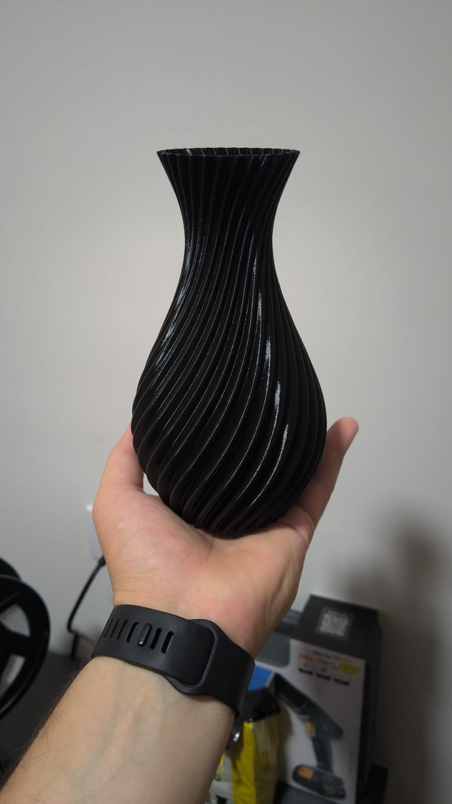 Vaso decorativo impresso em 3D