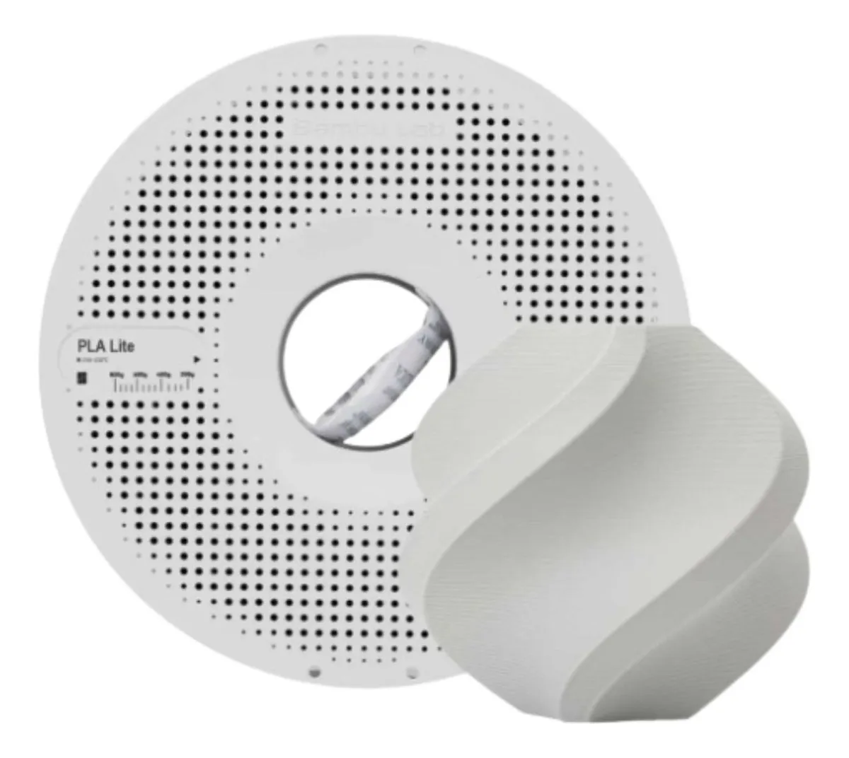 Filamento cinza para impressão 3D