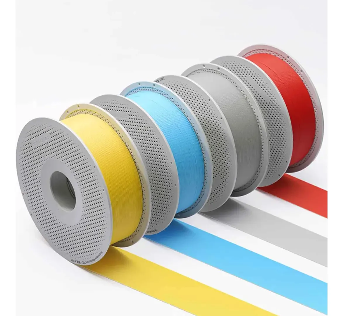 Linha de filamentos para impressão 3D