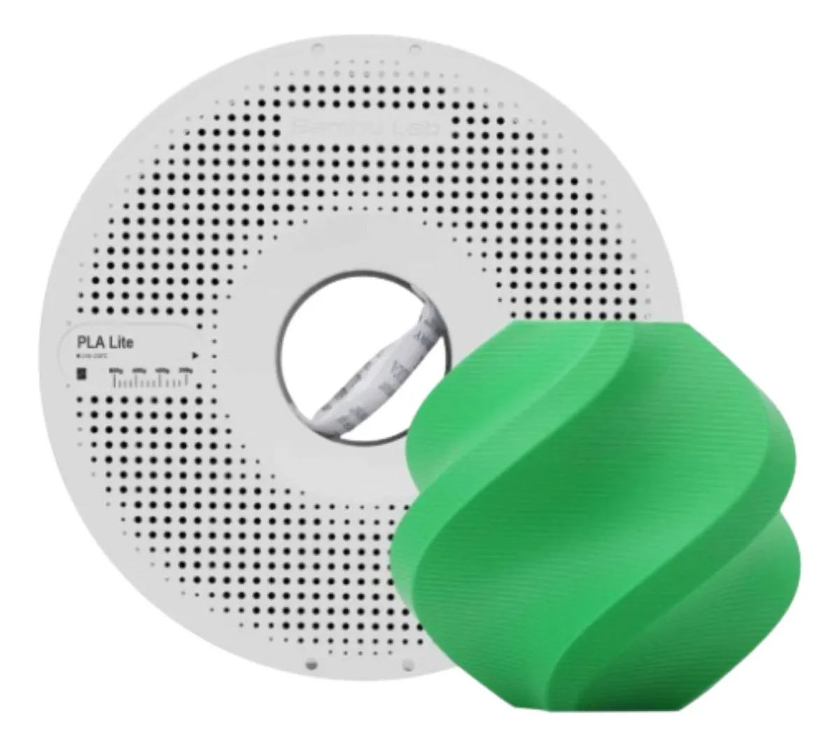 Filamento verde para impressão 3D